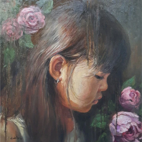 Pink Roses by Edwin Ladrillo