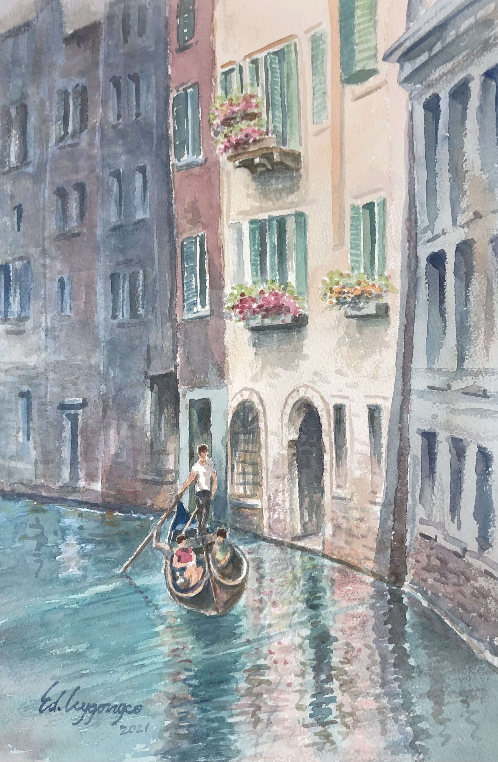 Solo Fare in Venice by Ed Uygongco