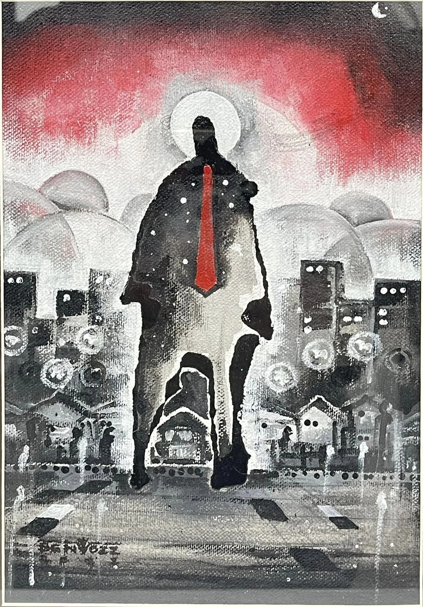 The Messenger with the Red Tie by Benild “Benvozz” Abigan