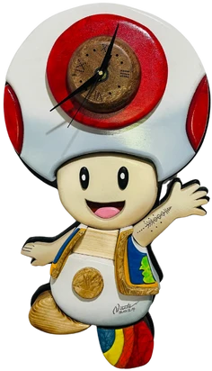 Toad O’Clock “The Loyal Attendant” (Nantz Clock Series)