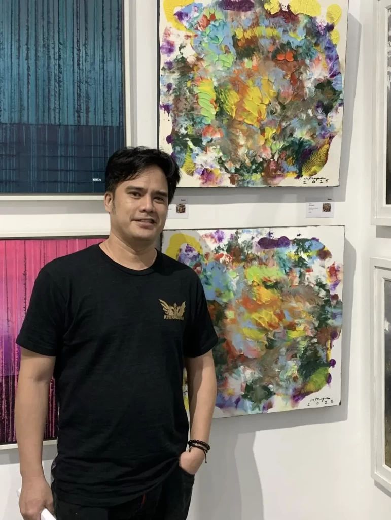 Jao Mapa at the Artists Reception of Brainstorm 3